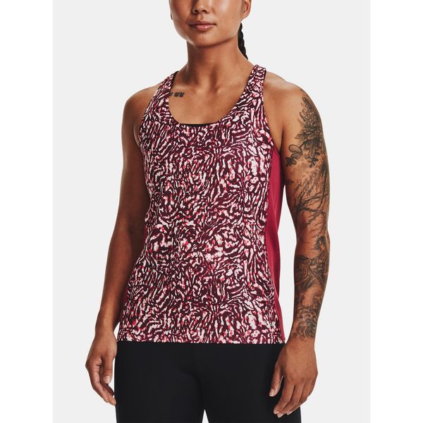 Under Armour Under Armour Tank Top UA Fly By Printed Tank-PNK - Women