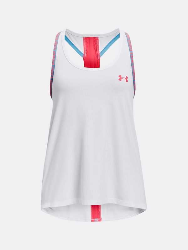 Under Armour Under Armour Tank Top UA Knockout Tank-WHT - Girls