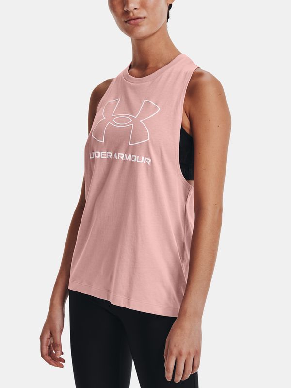 Under Armour Under Armour Tank Top UA SPORTSTYLE LOGO TANK-PNK - Women