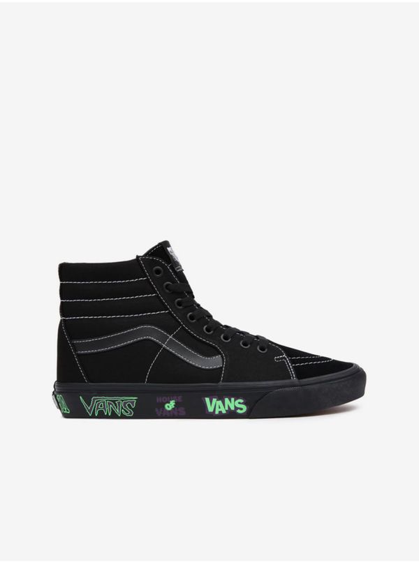Vans Black Men's Ankle Leather Sneakers VANS - Men's