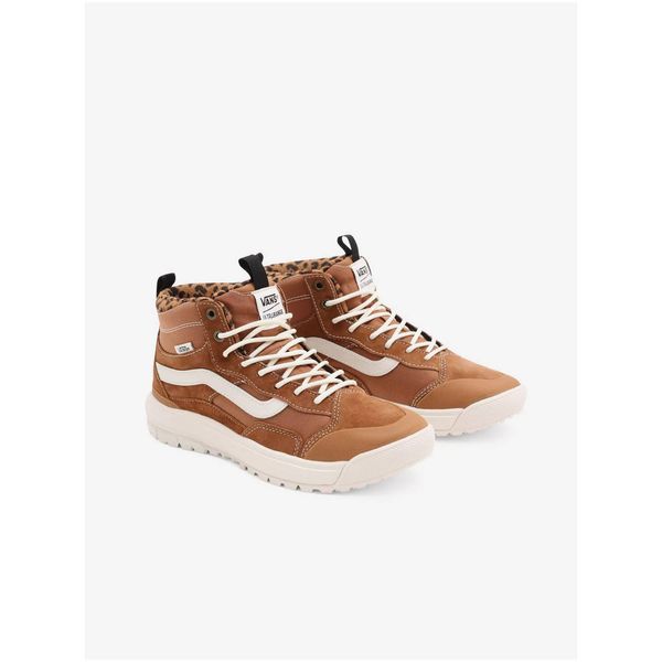 Vans Brown suede sneakers on the vans platform - unisex