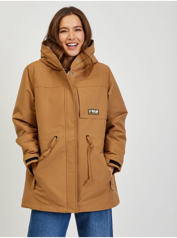 Vans Brown Women's Winter Hooded Jacket VANS - Women