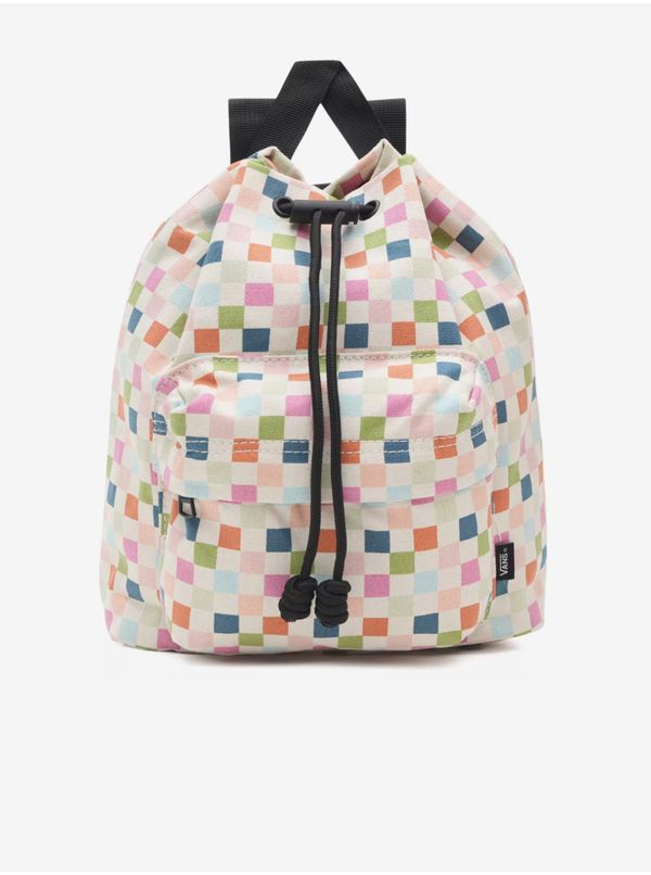 Vans Cream checkered backpack VANS Seeker - Ladies