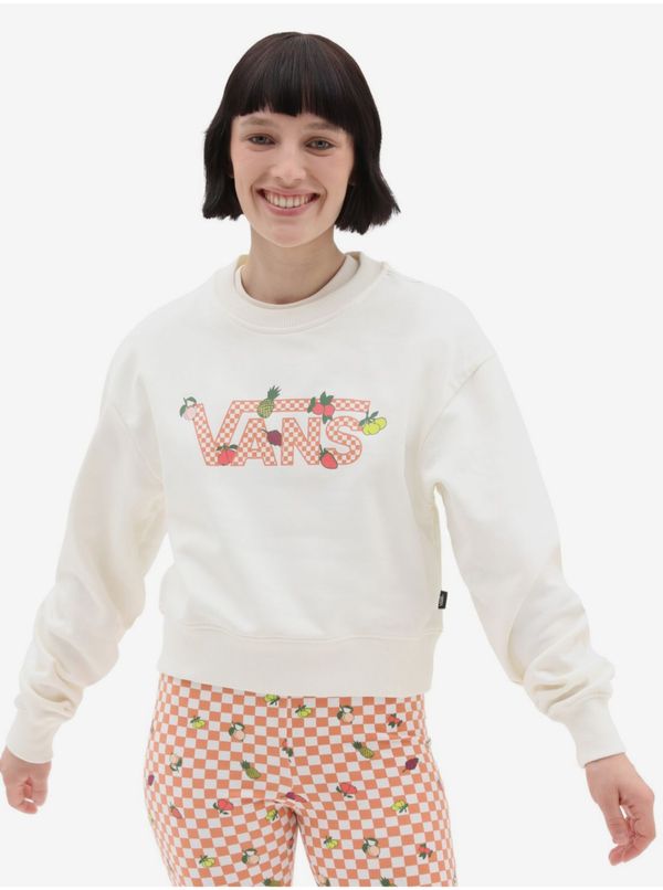 Vans Cream Women's Sweatshirt VANS - Women