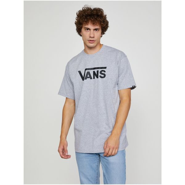 Vans Grey Men's T-Shirt VANS Classic Athletic Heathe - Men's