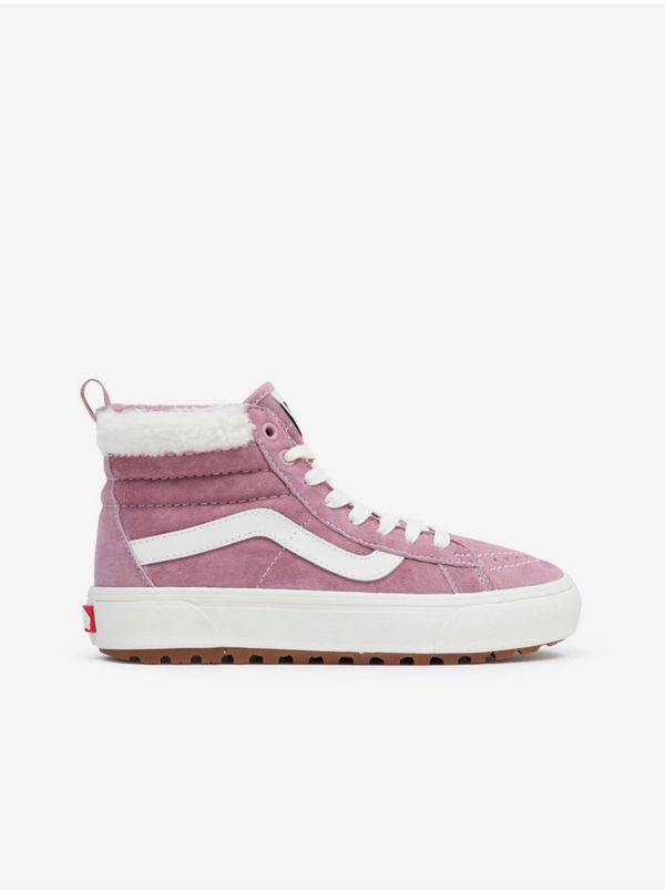 Vans Pink Women's Ankle Leather Sneakers VANS - Women