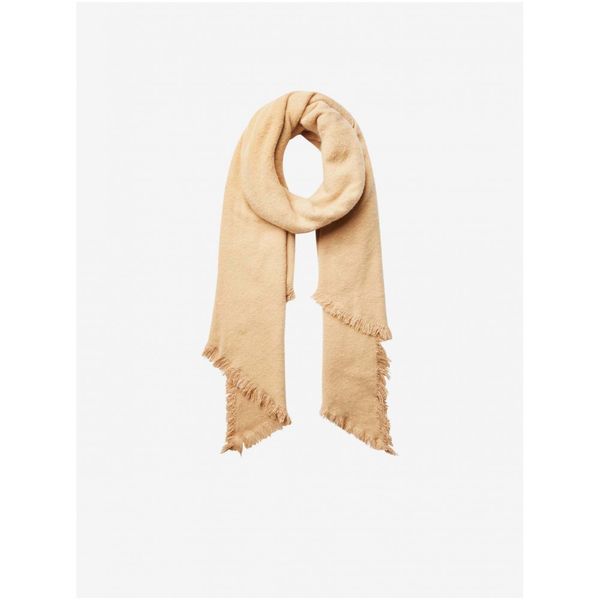 Vero Moda Beige Women's Scarf VERO MODA Kaisy - Ladies