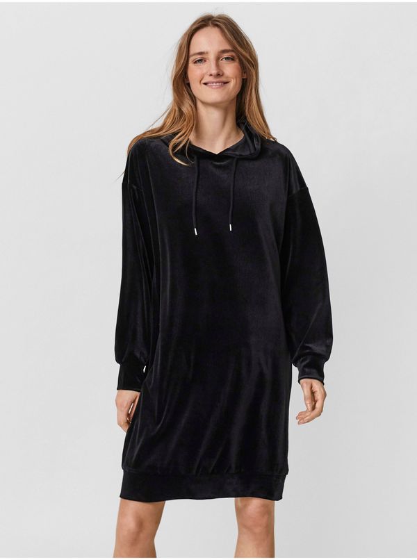 Vero Moda Black Hoodie Hoodie Dress VERO MODA Dana - Ladies