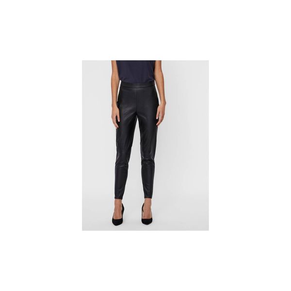 Vero Moda Black leather leggings VERO MODA Janni