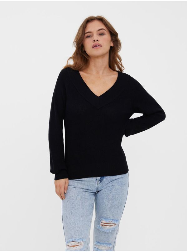 Vero Moda Black ribbed sweater VERO MODA New Lexsun - Women