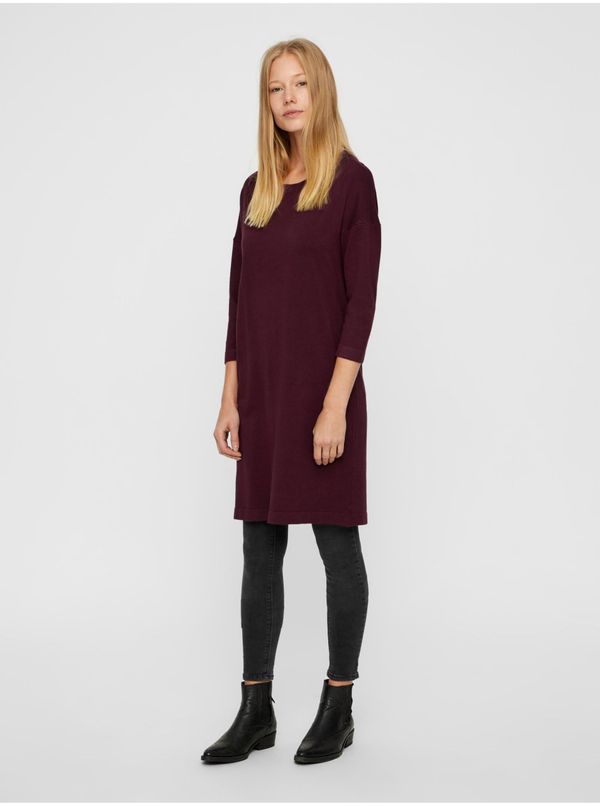 Vero Moda Burgundy sweater dress VERO MODA Glory - Women