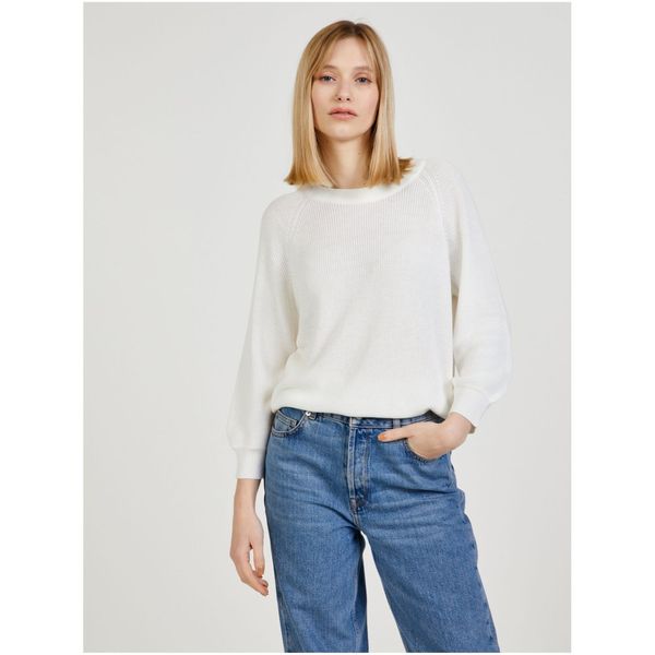 Vero Moda Cream sweater VERO MODA New Lex - Women