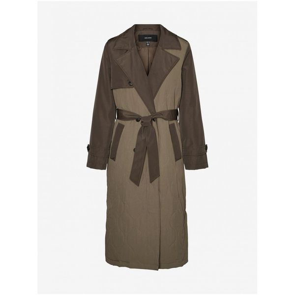 Vero Moda Dark brown trench coat VERO MODA Sutton - Ladies