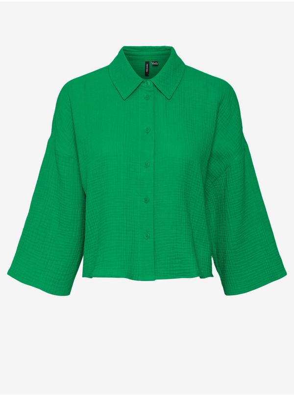 Vero Moda Green Ladies Shirt VERO MODA Natali - Women