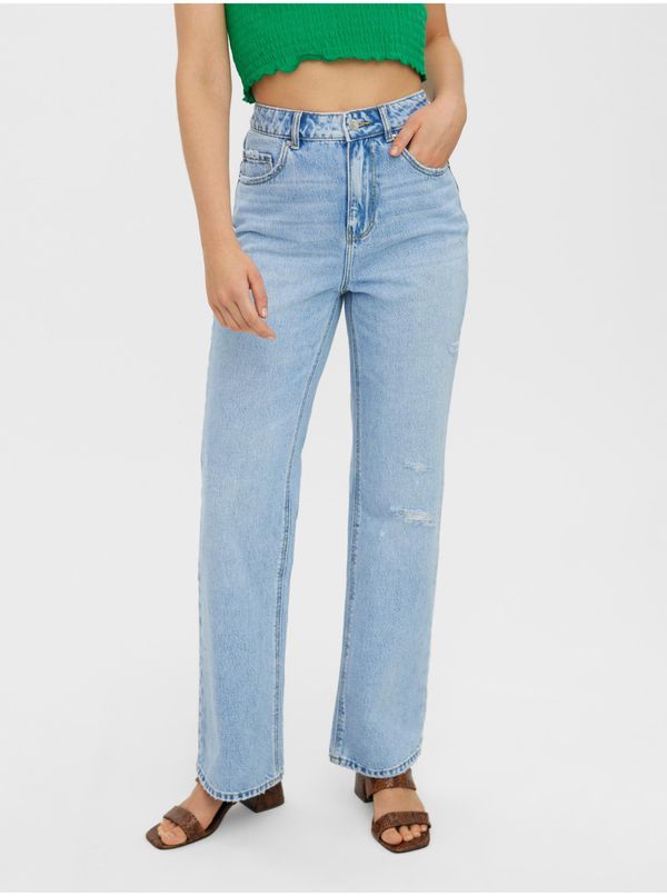 Vero Moda Light blue straight fit jeans VERO MODA Kithy - Women