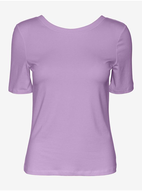 Vero Moda Light purple basic T-shirt VERO MODA Sienna - Women