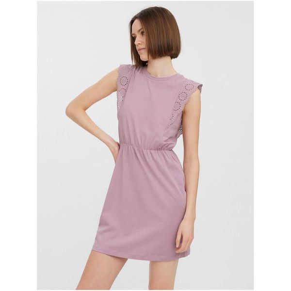 Vero Moda Purple short dress VERO MODA Hollyn - Women
