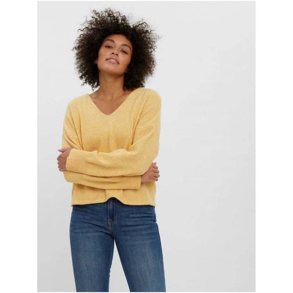 Vero Moda Yellow sweater VERO MODA Doffy - Women