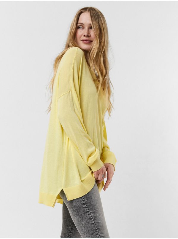 Vero Moda Yellow sweater VERO MODA Jennifer - Women