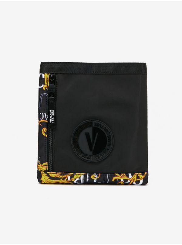 Versace Jeans Couture Black Men's Patterned Shoulder Bag Versace Jeans Couture - Men
