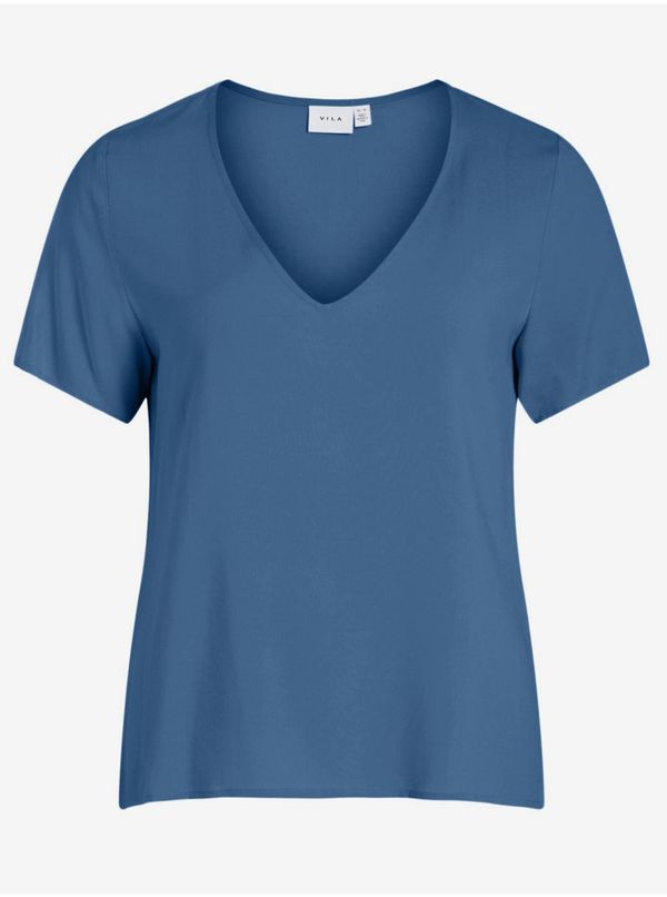 Vila Blue Womens Basic T-Shirt VILA Paya - Women