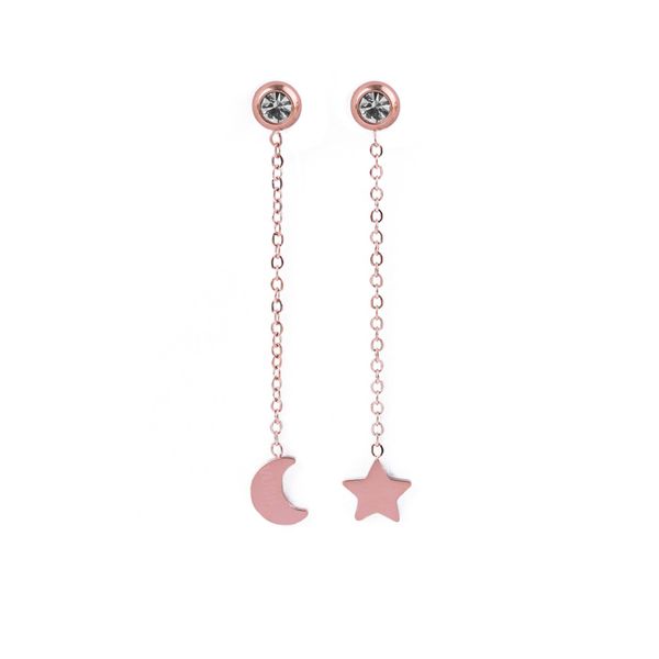 VUCH Earrings VUCH Infinity Rose gold
