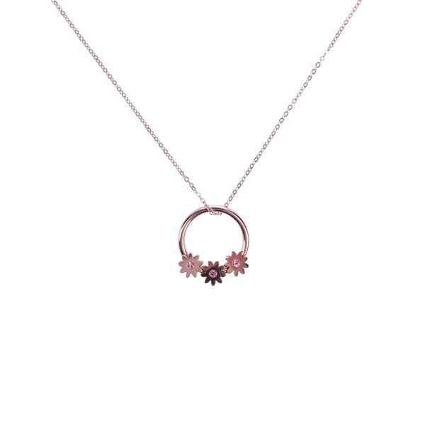 VUCH Rose Gold Dinare Necklace