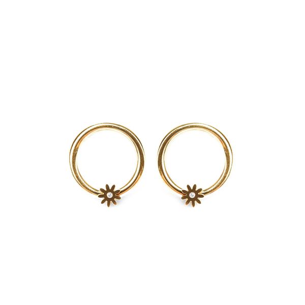 VUCH VUCH Gold Dinare earrings