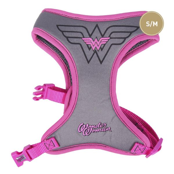 WONDER WOMAN DOG HARNESS S/M WONDER WOMAN