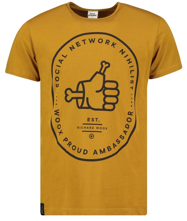 WOOX T-shirt WOOX Digitus Golden Brown