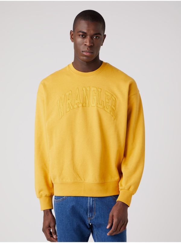 Wrangler Yellow Men's Sweatshirt Wrangler - Men