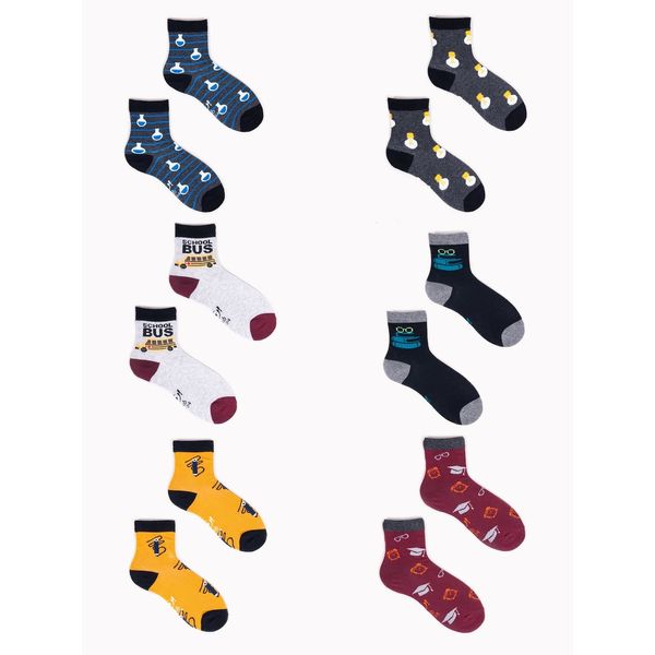 Yoclub Yoclub Kids's 6Pack Socks SKA-0037C-AA00