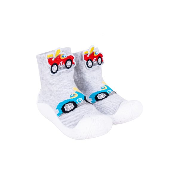 Yoclub Yoclub Kids's Baby Boys' Anti-skid Socks With Rubber Sole OBO-0140C-AA0B