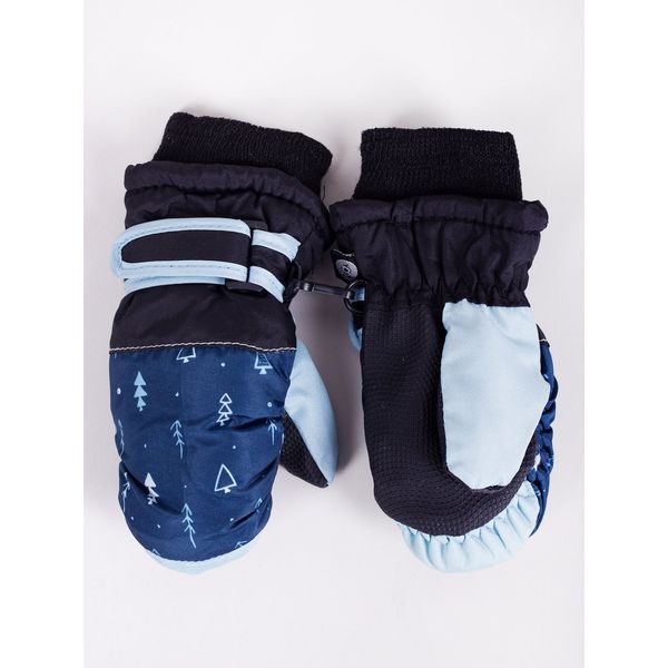 Yoclub Yoclub Kids's Children's Winter Ski Gloves REN-0227C-A110 Navy Blue