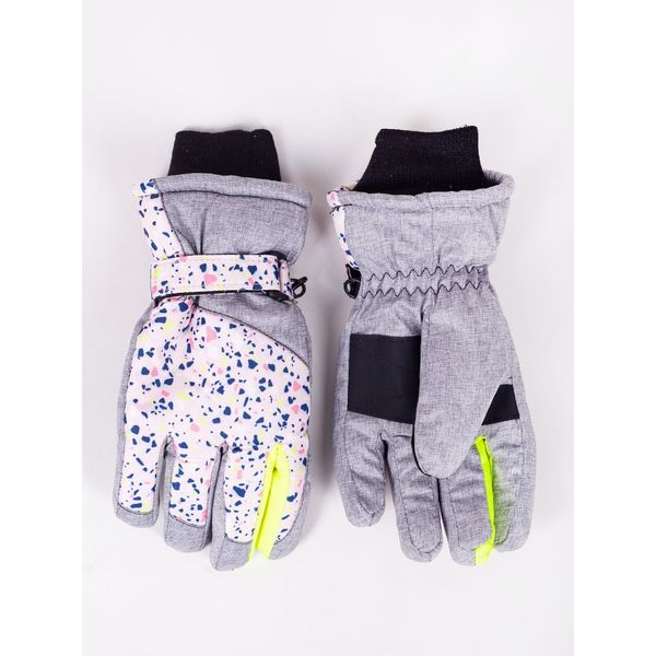 Yoclub Yoclub Kids's Children's Winter Ski Gloves REN-0238G-A150