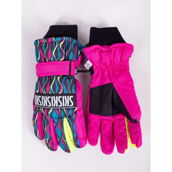 Yoclub Yoclub Kids's Children's Winter Ski Gloves REN-0243G-A150