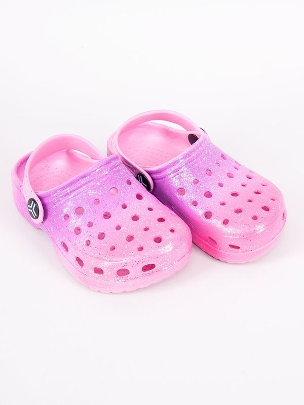 Yoclub Yoclub Kids's Girls Crocs Shoes Slip-On Sandals OCR-0042G-9900