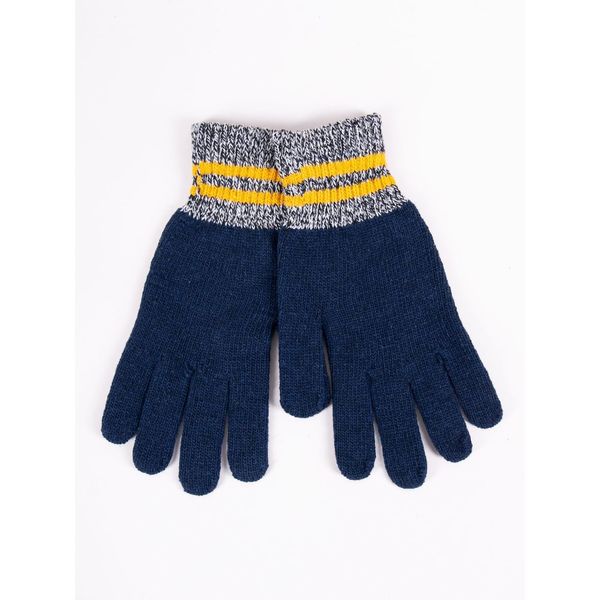 Yoclub Yoclub Man's Gloves RED-0074F-AA50-006 Navy Blue