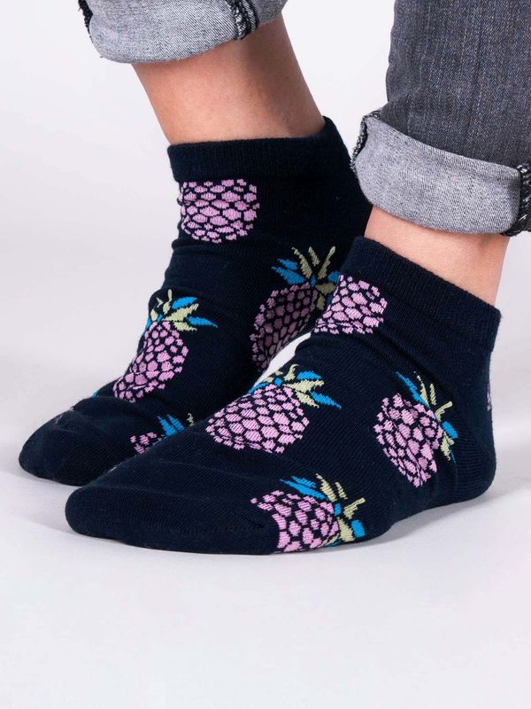 Yoclub Yoclub Unisex's Ankle Funny Cotton Socks Patterns Colours SKS-0086U-B400