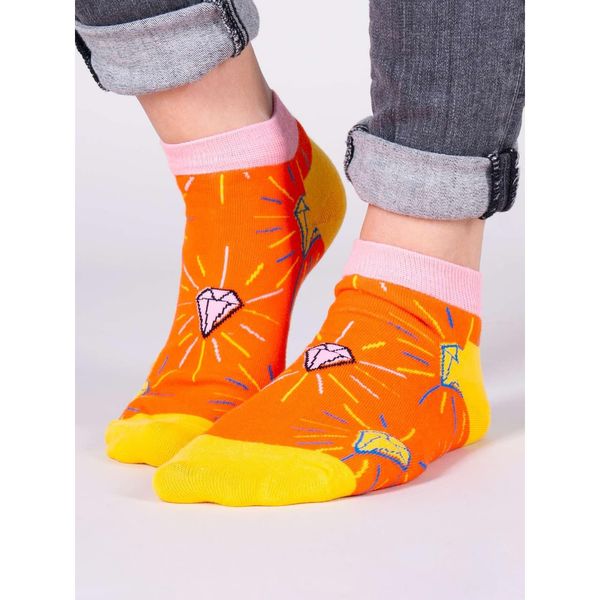 Yoclub Yoclub Unisex's Ankle Funny Cotton Socks Patterns Colours SKS-0086U-B600
