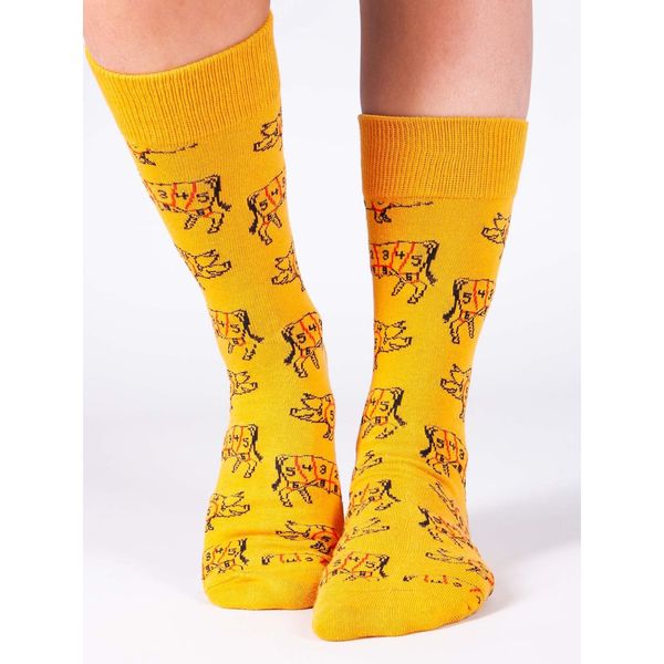 Yoclub Yoclub Unisex's Cotton Socks Patterns Colours SKA-0054F-F300