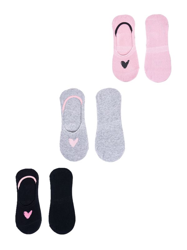 Yoclub Yoclub Woman's Ankle Socks 3-Pack SKB-0045K-0000