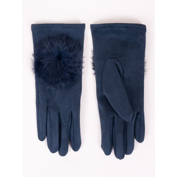 Yoclub Yoclub Woman's Gloves RES-0059K-AA50-003 Navy Blue