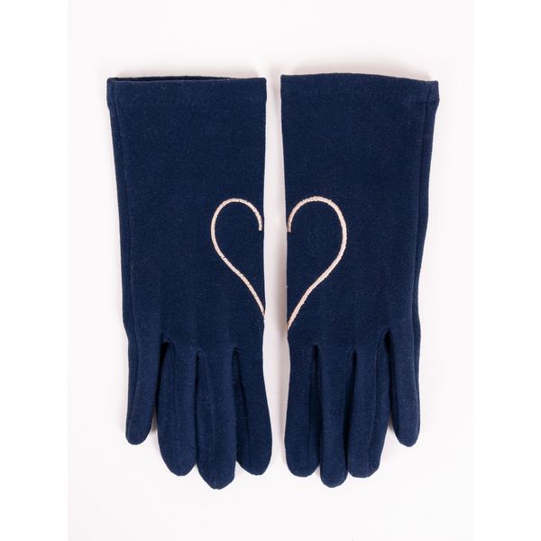 Yoclub Yoclub Woman's Gloves RES-0066K-AA50-002 Navy Blue