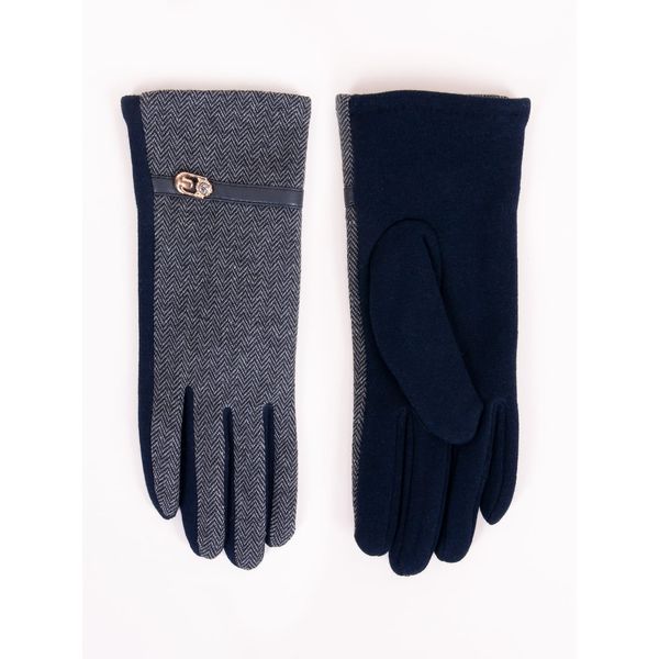 Yoclub Yoclub Woman's Gloves RES-0080K-AA50-002 Navy Blue