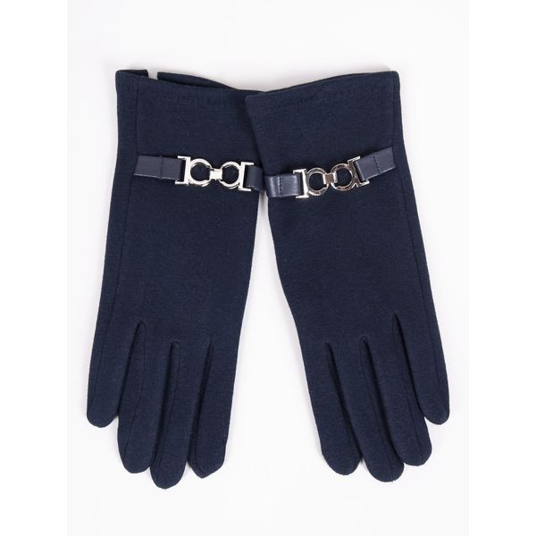 Yoclub Yoclub Woman's Women's Gloves RES-0095K-195C Navy Blue