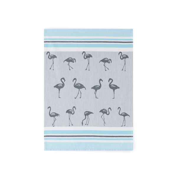 Zwoltex Zwoltex Unisex's Dish Towel Flamingi Graphite/Pattern