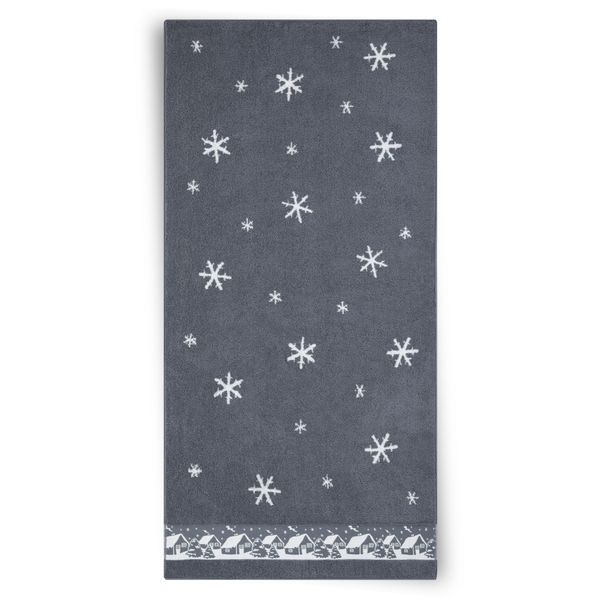 Zwoltex Zwoltex Unisex's Towel Aspen 2 Grey/Pattern