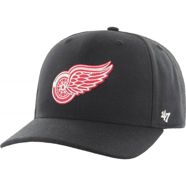 47 47 NHL DETROIT RED WINGS COLD ZONE MVP DP Klubowa czapka z daszkiem, czarny, rozmiar UNI
