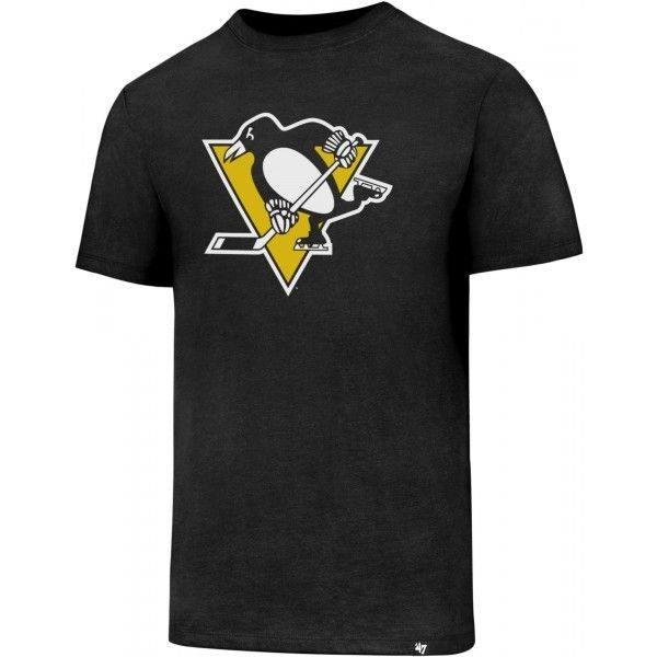 47 47 NHL PITTSBURGH PENGUINS CLUB TEE Koszulka męska, czarny, rozmiar S